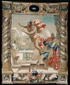 Mercure dit à Énée de quitter Carthage, 1679
