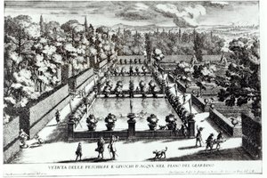 Étangs à poissons à la Villa d