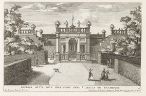 Fontaine dans les jardins de la Villa d