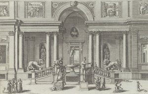Fontaine de Mercure dans le jardin de la Villa Médicis - Giovanni Francesco Venturini