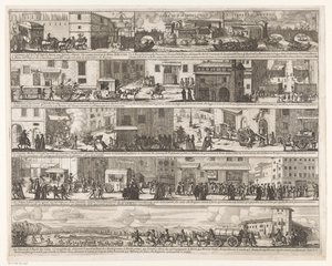 Mario Chigi arrive à Rome où sévit la peste (série La peste à Rome 1656-1657)