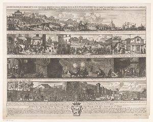 Procession pour libérer Rome de la peste