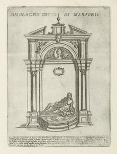 Fontaine avec la statue de Marforio - Giovanni Maggi