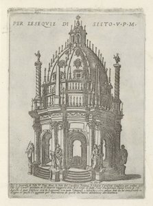 Monument funéraire du pape Sixte V - Giovanni Maggi