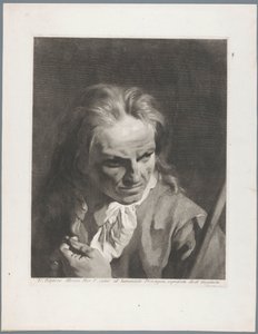 Homme avec chapelet et bâton, peut-être Giambatista Albrizzi