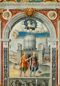 Peintures murales dans la salle du Zodiaque, Palazzo d