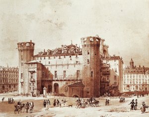 Devant le Palazzo Madama à Turin