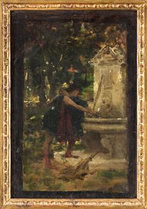 À la fontaine - Giovanni Muzzioli