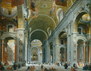 Intérieur de Saint-Pierre, Rome, c. 1754