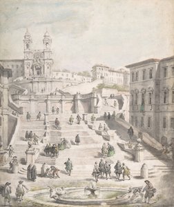 Scalinata della Trinità dei Monti, vers 1756-58