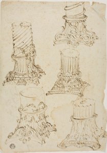 Croquis de chapiteaux corinthiens