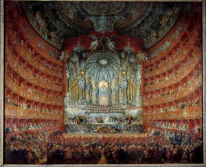 Concert donné au théâtre Argentina à Rome le 15 juillet 1747 à l
