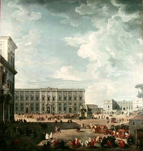 Vue de la Piazza del Quirinale, Rome