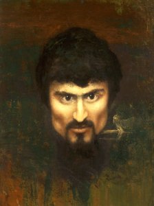 Suisse, Saint-Moritz, Autoportrait en 1882 - Giovanni Segantini
