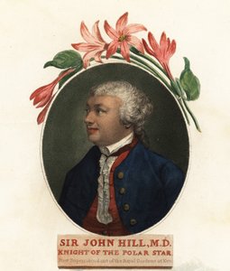 Portrait de Sir John Hill, naturaliste et botaniste