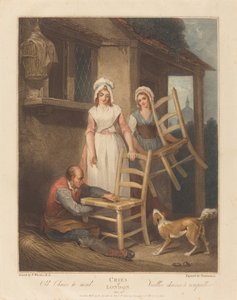 Vieilles chaises à réparer - Giovanni Vendramini after Francis Wheatley