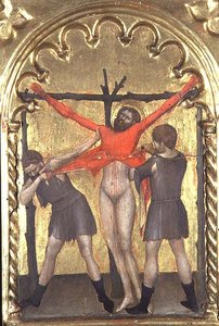Christ en croix, détail du polyptyque de l
