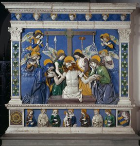 La Déposition de Jésus dans le Saint Sépulcre avec la Vierge et Saint Jean l
