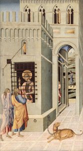 Saint Jean-Baptiste en prison visité par deux disciples