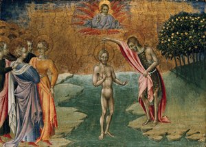 Le Baptême du Christ - Giovanni di Paolo