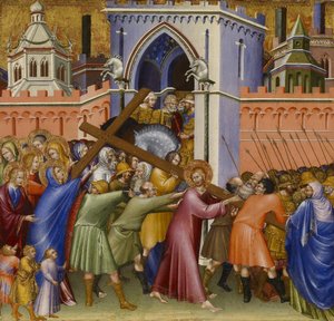Le Christ en chemin vers le Calvaire, du retable Malavolti, 1426