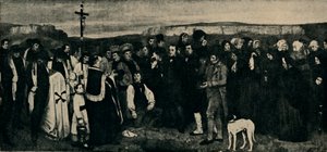 Funérailles à Ornans, c1850, 1935