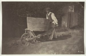 Paysan avec une brouette - Giraudon