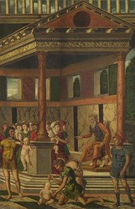 Le Massacre des Innocents avec Hérode - Girolamo Mocetto