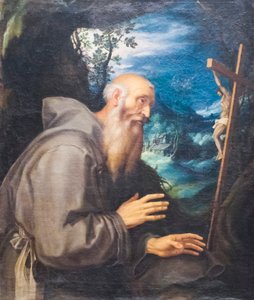 Un Saint Ermite - Girolamo Muziano