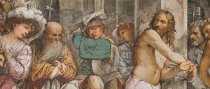 Nef centrale, Cinquième travée sud, Flagellation du Christ, Girolamo Romanino
