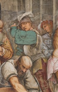Avenue centrale, Cinquième travée sud, Flagellation du Christ, Jérôme Romanino