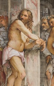 Avenue centrale, Cinquième travée sud, Flagellation du Christ, Jérôme Romanino