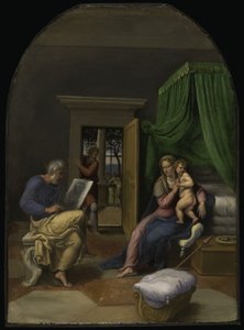 Saint Luc dessinant la Vierge et l