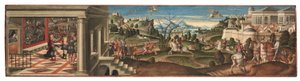 Scènes de Orlando Furioso - Girolamo da Santacroce