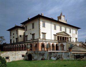 Façade de la Villa Medicea de Poggio a Caiano - vers 1480-1485