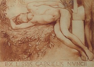 Carte Ex Libris pour Gabriel d