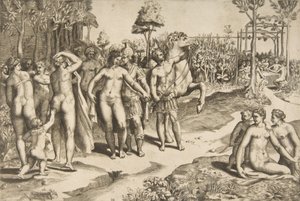 Alexandre et Roxane, 1531-76 - Giulio Bonasone