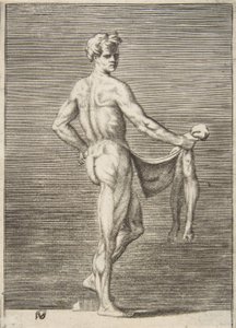 Homme écorché vu de dos, 1531-76