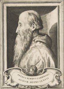 Portrait du cardinal Pietro Bembo de profil gauche, 1572