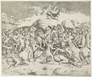 Bataille du pont Milvius - Giulio Bonasone