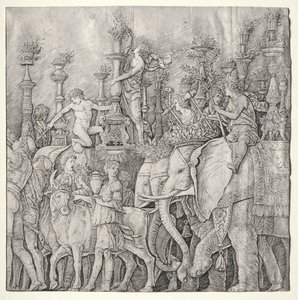 Les Triomphes de César: Les Éléphants, vers 1485-1490