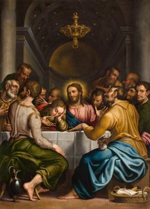 Chapelle du Saint-Sacrement, deuxième travée côté nord, Giulio Campi, Dernière Cène 1569