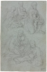 Croquis de la Vierge et l