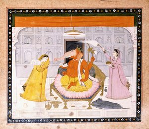 Le culte de Ganesh, vers 1790