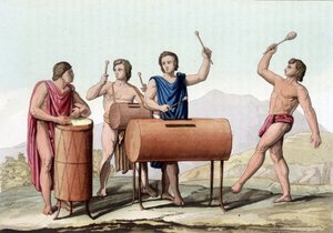 Musique des anciens Mexicains - dans « Le Costume Ancien et Moderne »