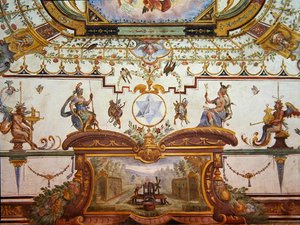 Panneau de plafond du Stanzino delle Matematiche
