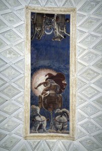 Plafond de la salle du soleil du Palais de Té à Mantoue - Giulio Romano