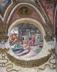 Une des fresques de la Chambre des Vents ou du Zodiaque - Giulio Romano
