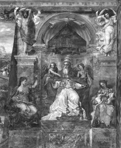 Le Pape Urbain Ier (d.230) entre Justice et Charité, Chambres de Raphaël