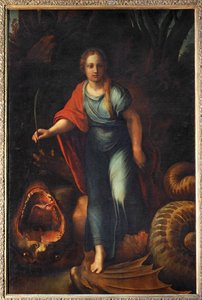 Sainte Marguerite - Saint Margaret ... - Giulio Romano